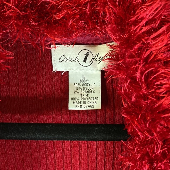 Once Again Red Cardigan - Picture 3 of 8